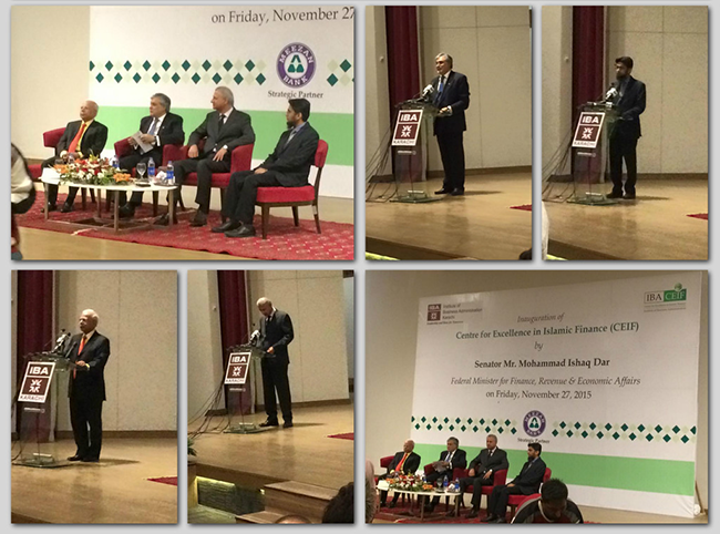 Center for Excellence in Islamic Finance being inaugurated at IBA Karachi 2015