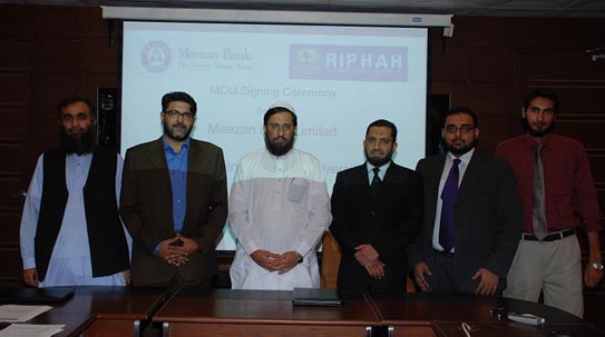 Meezan Bank Limited and Riphah International University