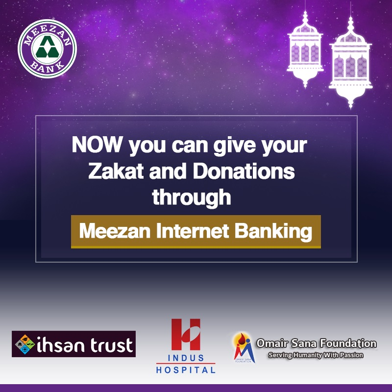  Zakat & Donations Via Meezan Internet Banking